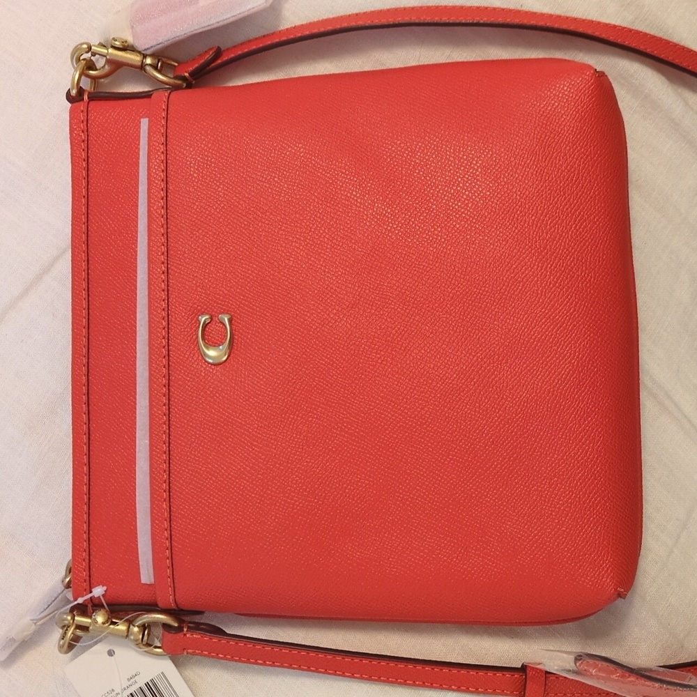 NWT Coach Kitt Crossbody Bag Sun Orange